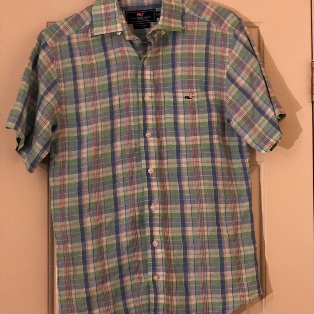 Short Sleeve Men’s Vineyard Vines Button Down